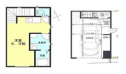 丹羽郡扶桑町大字高雄字天道タウンハウス ワンルームの間取図画像