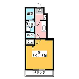 間取図画像 1K