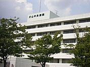 病院「犬山中央病院まで710m」