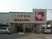 ドラッグストア 「スギ薬局まで900m」