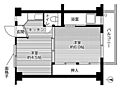 ビレッジハウス大口2号棟1階4.3万円