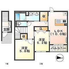 物件の間取り