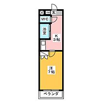 ｍｔ．ｃｅｄａｒ　ｒｏｏｍ  ｜ 愛知県豊田市永覚新町５丁目（賃貸マンション1K・2階・23.73㎡） その2