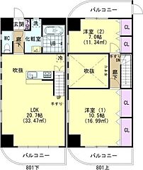 物件の間取り