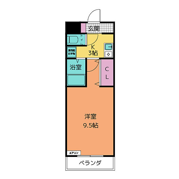 Ａ・Ｃｉｔｙ二本木新町 ｜愛知県安城市二本木新町３丁目(賃貸マンション1K・1階・27.00㎡)の写真 その2