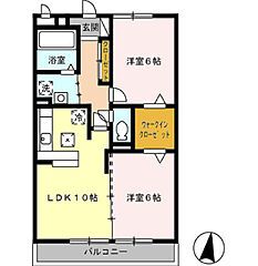 物件の間取り