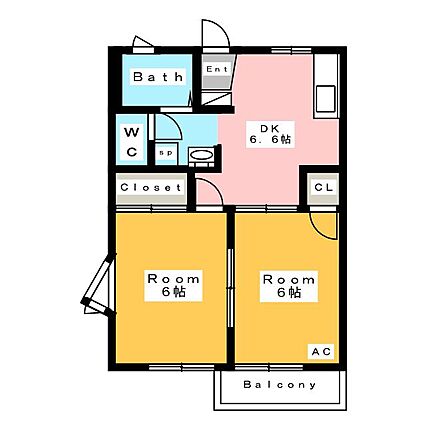 フレグランス田園 B_間取り_0