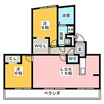 八幡マンション  ｜ 愛知県清須市阿原八幡（賃貸マンション2LDK・4階・62.25㎡） その2