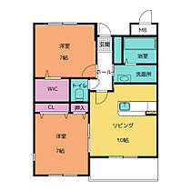 パラッツオ白山  ｜ 愛知県清須市西田中白山（賃貸マンション2LDK・2階・55.84㎡） その2