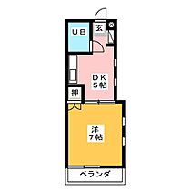 コーポ星の宮  ｜ 愛知県清須市阿原星の宮（賃貸アパート1DK・2階・24.01㎡） その2