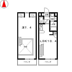 ＡＮＮＥＸ　ＳＡＮＷＡ 3階1LDKの間取り