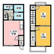 DUPLEX国王37  ｜ 愛知県稲沢市六角堂西町５丁目（賃貸テラスハウス2LDK・1階・52.99㎡） その2