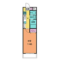 A・Ｃｉｔｙ清須桃栄 210 ｜ 愛知県清須市桃栄４丁目（賃貸マンション1K・2階・24.11㎡） その2