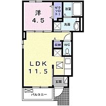 カーサ・フィオーレ 101 ｜ 愛知県清須市春日屋敷22番地1（賃貸アパート1LDK・1階・37.00㎡） その2