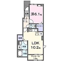 TN.com.III 101 ｜ 愛知県稲沢市奥田酒伊町14（賃貸アパート1LDK・1階・44.02㎡） その2