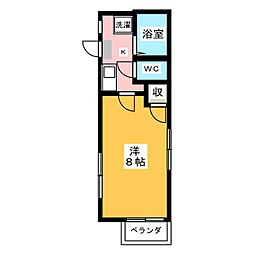 間取図画像 1K