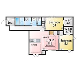 間取図画像 2SLDK