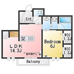 間取図画像 1SLDK