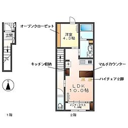 間取図画像 1LDK
