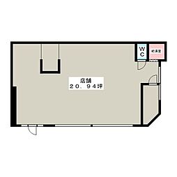 エクセランス内藤の間取図画像