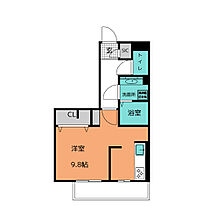 アンビシャス白山  ｜ 愛知県小牧市大字舟津（賃貸アパート1R・1階・30.35㎡） その2