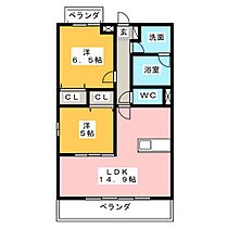 ＬＡＵＬＥ’Ａ  ｜ 愛知県小牧市大字久保一色（賃貸マンション2LDK・1階・58.46㎡） その2