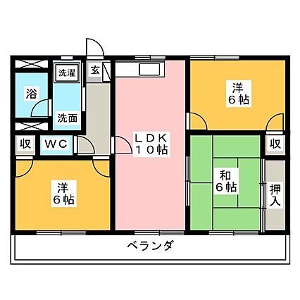 プリベール小牧_間取り_0