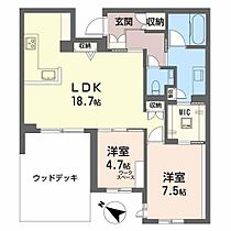 Ｕｔｏｌｅ　Ａ(ユートレア)Ｎ棟 112 ｜ 愛知県知立市鳥居１丁目12-1（賃貸マンション2LDK・1階・73.39㎡） その2