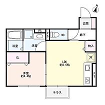 スカイコートA棟 203 ｜ 愛知県知立市東栄３丁目57、58（賃貸アパート1LDK・2階・32.77㎡） その2