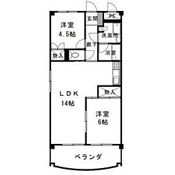 サンルートノン・ノ 3LDKの間取図画像