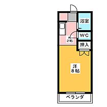 サンシャイン25  ｜ 愛知県東海市富貴ノ台３丁目（賃貸マンション1R・4階・26.40㎡） その2