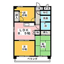 メゾンド・シャルマン  ｜ 愛知県東海市富貴ノ台５丁目（賃貸マンション3LDK・2階・56.70㎡） その2