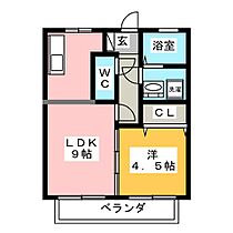 柿畑ハイム  ｜ 愛知県東海市加木屋町柿畑（賃貸アパート1LDK・2階・35.30㎡） その2