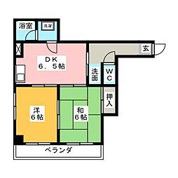 間取図画像 2DK
