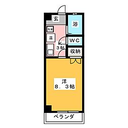 間取図画像 1K