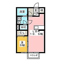 Ｓ・ＴステラI  ｜ 愛知県知多市新舞子字竜（賃貸アパート1LDK・1階・33.61㎡） その2