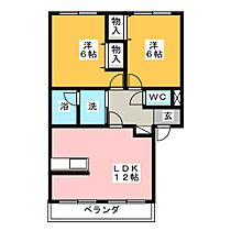 フィロソフィア巽  ｜ 愛知県知多市巽が丘１丁目（賃貸マンション2LDK・2階・53.32㎡） その2