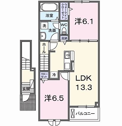 エヴァグリーンハウスB棟_間取り_0