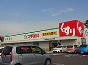 ドラッグストア 「スギ薬局まで150m」