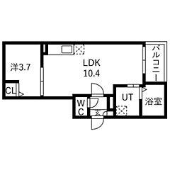 物件の間取り