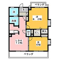 PASTOMEURE（パストミール）  ｜ 愛知県岩倉市中央町３丁目（賃貸マンション2LDK・3階・58.38㎡） その2