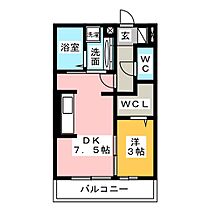 ウイング・マレ  ｜ 愛知県岩倉市大山寺本町（賃貸アパート1DK・1階・29.25㎡） その2