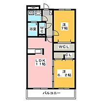 こまハイツ  ｜ 愛知県岩倉市下本町下寺廻（賃貸マンション2LDK・1階・59.75㎡） その2