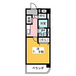 ラピュタN.S 1Kの間取図画像