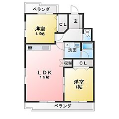 物件の間取り