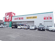 ドラッグストア 「スギ薬局岩倉団地店まで655m」