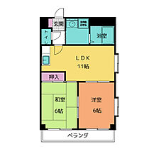 ハイライズプラザ  ｜ 愛知県豊明市三崎町ゆたか台（賃貸マンション2LDK・5階・55.76㎡） その2