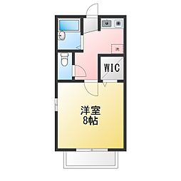 ローズカレッジ 1SKの間取図画像
