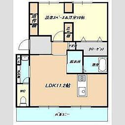 子持松コーポ 1SLDKの間取図画像