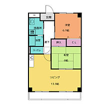 パストラルグリーン  ｜ 愛知県尾張旭市東印場町３丁目（賃貸マンション2LDK・2階・59.54㎡） その2